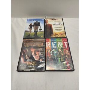 DVDs Lot Of 4 Bundle Movies The Blind Side Hotel Rwanda A Beautiful Mind Rent